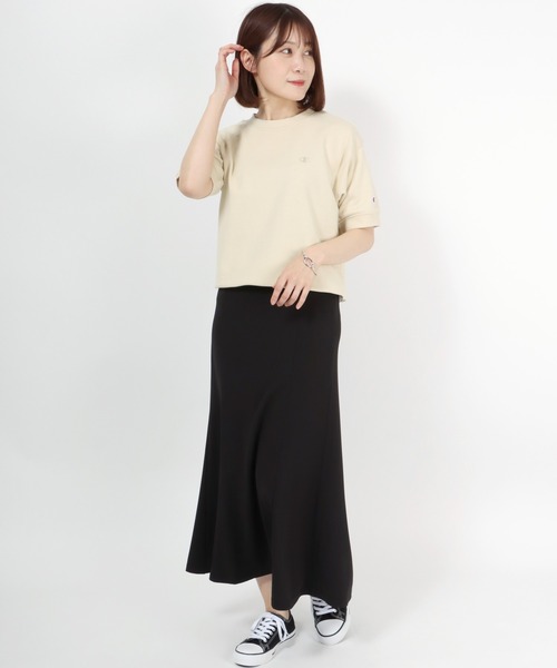 Champion(チャンピオン)ワンポイントロゴ半袖スウェットトレーナー