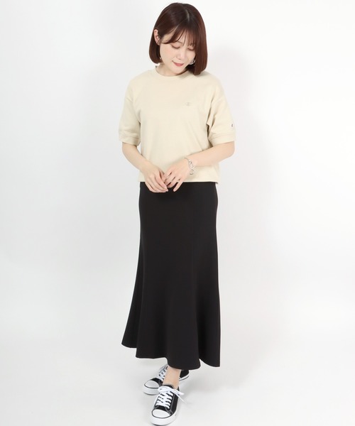 Champion(チャンピオン)ワンポイントロゴ半袖スウェットトレーナー