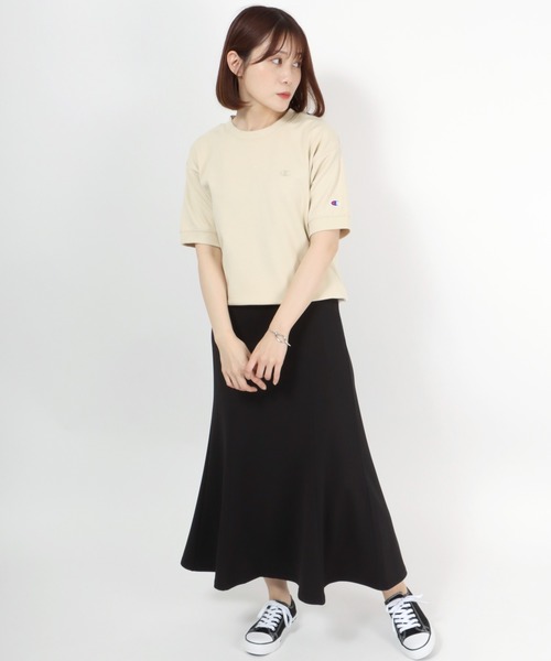 Champion(チャンピオン)ワンポイントロゴ半袖スウェットトレーナー