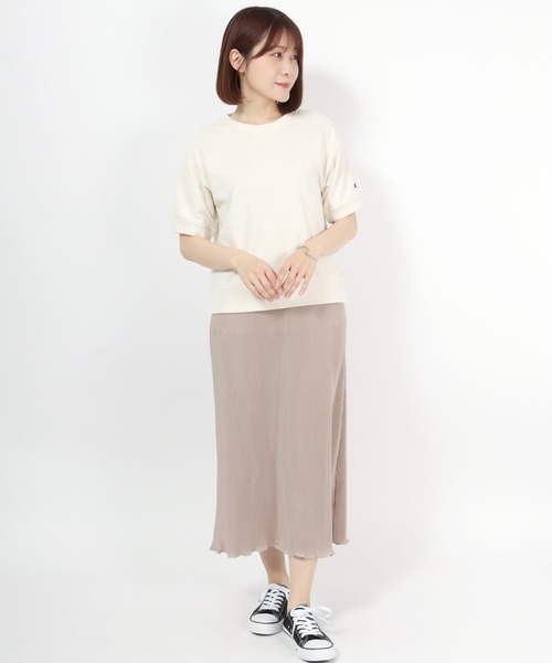 Champion(チャンピオン)ワンポイントロゴ半袖スウェットトレーナー
