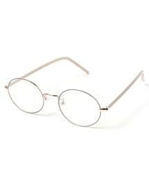 studio CLIP | 細渕オーバル伊達メガネ(メガネ)