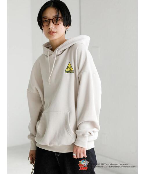 koe（コエ）の「Tom and Jerry cheese hoodie＊（パーカー・レディース・ホワイト/ライトベージュ・LARGE/MEDIUM）」の8枚目の写真