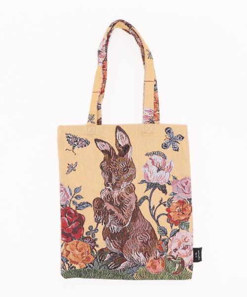Nathalie Lete(ナタリーレテ)の「Nathalie Lete/Animal tote bag(トートバッグ・レディース・ブルー/イエロー/オレンジ/ブラック/ピンク・FREE)」の8枚目の写真