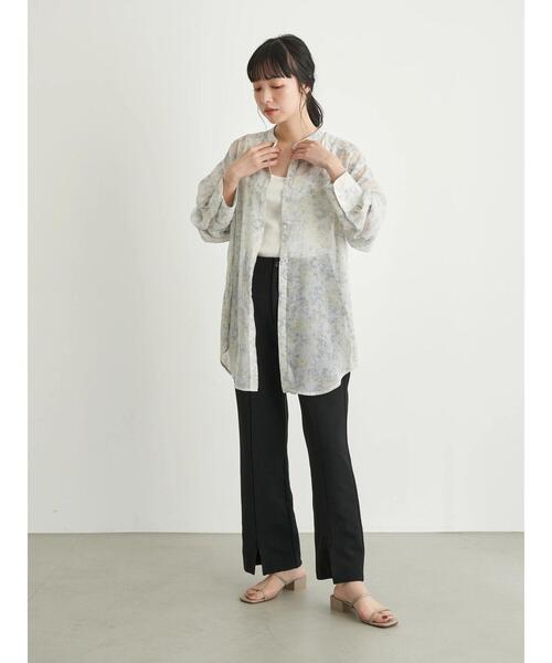 earth music&ecology(アースミュージックアンドエコロジー)の「2wayリブタンクトップ *(タンクトップ・レディース・ブラック/サックスブルー/アイボリー/ライトベージュ・SMALL/MEDIUM)」の11枚目の写真