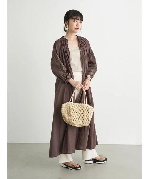 earth music&ecology(アースミュージックアンドエコロジー)の「2wayリブタンクトップ *(タンクトップ・レディース・ブラック/サックスブルー/アイボリー/ライトベージュ・SMALL/MEDIUM)」の15枚目の写真