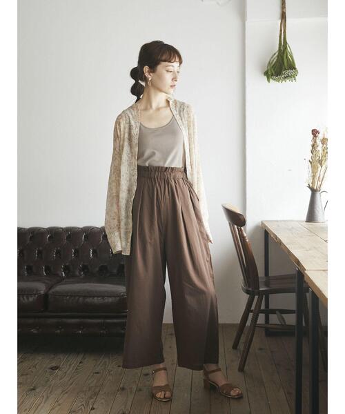 earth music&ecology(アースミュージックアンドエコロジー)の「2wayリブタンクトップ *(タンクトップ・レディース・ブラック/サックスブルー/アイボリー/ライトベージュ・SMALL/MEDIUM)」の18枚目の写真