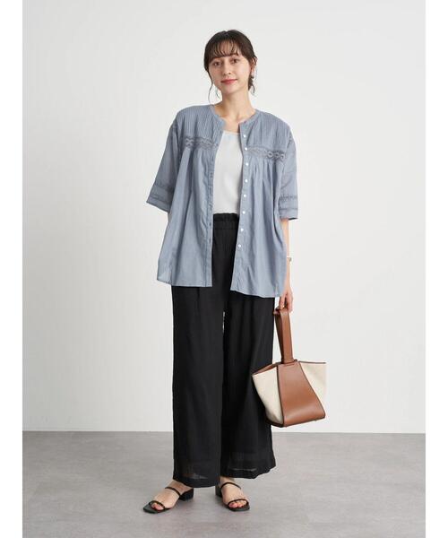 earth music&ecology(アースミュージックアンドエコロジー)の「2wayリブタンクトップ *(タンクトップ・レディース・ブラック/サックスブルー/アイボリー/ライトベージュ・SMALL/MEDIUM)」の22枚目の写真