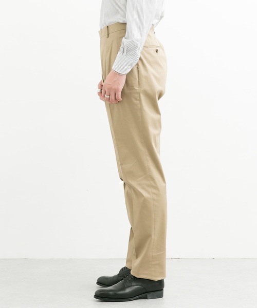 URBAN RESEARCH DOORS（アーバンリサーチドアーズ）の「LIFE STYLE TAILOR　ストレッチコットン2タックパンツ（スーツパンツ・メンズ・ベージュ/カーキ・44/46/48/50）」の8枚目の写真