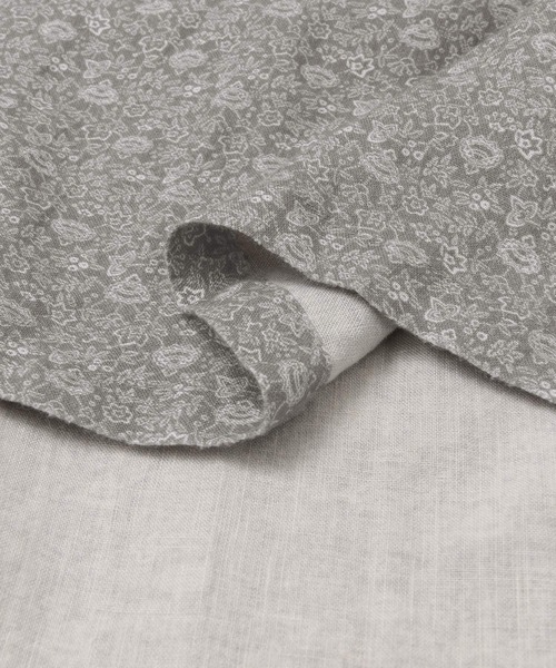 siiwa（シーワ）の「siiwa　リネンプリントワンピース（ワンピース・レディース・ダークグレー・ONE）」の6枚目の写真