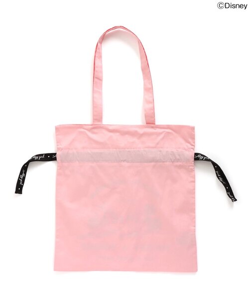 algy(アルジー)の「ディズニーキャラクター キンチャクトート(トートバッグ・キッズ・ピンク/オフホワイト・FREE)」の5枚目の写真