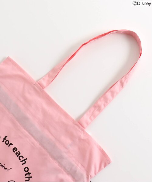 algy(アルジー)の「ディズニーキャラクター キンチャクトート(トートバッグ・キッズ・ピンク/オフホワイト・FREE)」の6枚目の写真