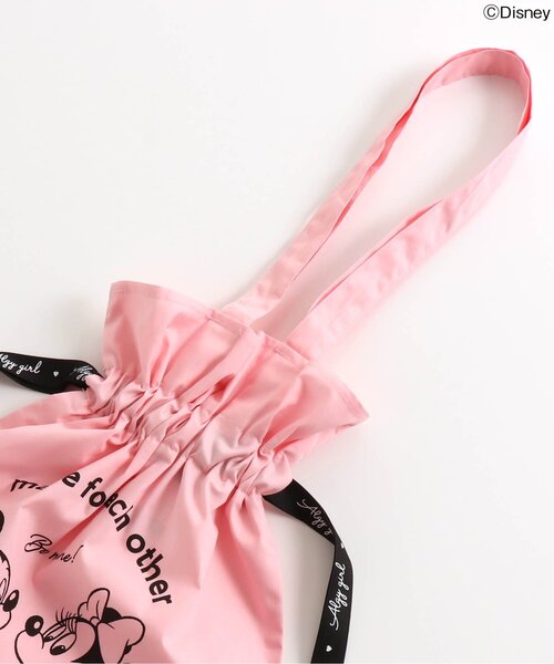 algy(アルジー)の「ディズニーキャラクター キンチャクトート(トートバッグ・キッズ・ピンク/オフホワイト・FREE)」の7枚目の写真