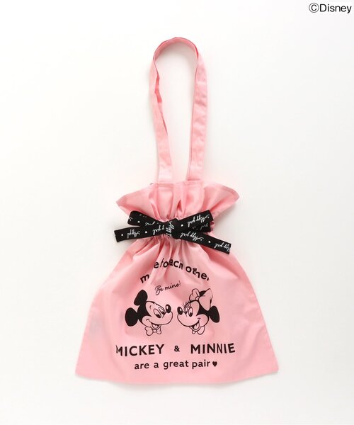 algy(アルジー)の「ディズニーキャラクター キンチャクトート(トートバッグ・キッズ・ピンク/オフホワイト・FREE)」の11枚目の写真