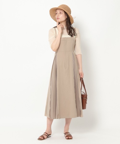 mysty woman（ミスティウーマン）の「シアプリーツメロープルオーバー 941795（Tシャツ/カットソー・レディース・ブラック/アイボリー/グレイッシュブルー/ピンクベージュ・FREE）」の9枚目の写真