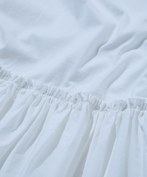 VIS(ビス)の「【新色追加】【選べる着丈】裾フハク切り替えドッキングカットソー(Tシャツ/カットソー・レディース・ベージュ/オフホワイト/ブラック/ライトグリーン/パープル系その他・FS/FREE)」の15枚目の写真