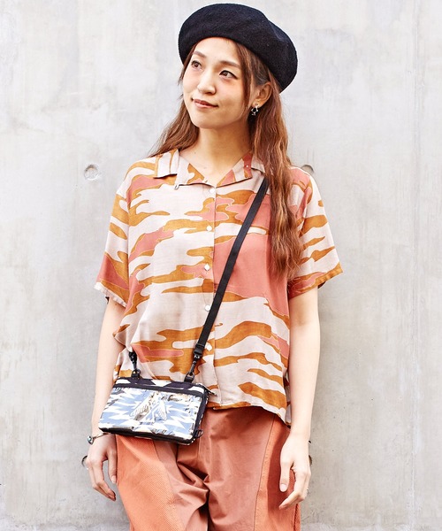 チャイハネ(チャイハネ)の「【チャイハネ】プエブロシャツ(シャツ/ブラウス・レディース・ホワイト/ブラック/ブラウン/イエロー/ブルー・FREE)」の4枚目の写真