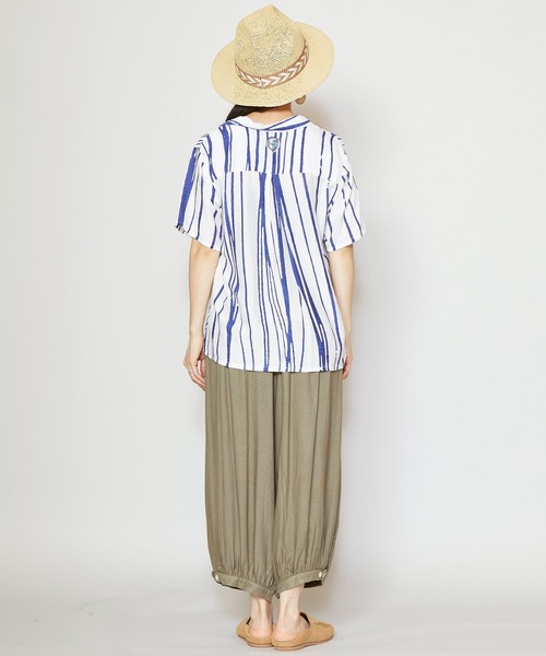 チャイハネ(チャイハネ)の「【チャイハネ】プエブロシャツ(シャツ/ブラウス・レディース・ホワイト/ブラック/ブラウン/イエロー/ブルー・FREE)」の16枚目の写真