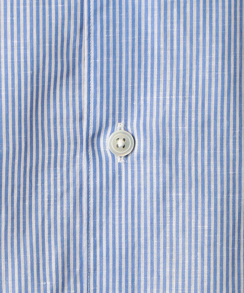 NOLLEY'S goodman(ノーリーズグッドマン)の「ALBINI(アルビニ) ビッグシルエット ロングシャツ(シャツ/ブラウス・メンズ・ホワイト/ダークブラウン/チャコールグレー/ブルー系その他3・M/L/SMALL)」の16枚目の写真