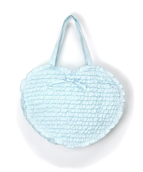 PINK HOUSE（ピンクハウス）の「ハートフリルバッグ（ハンドバッグ