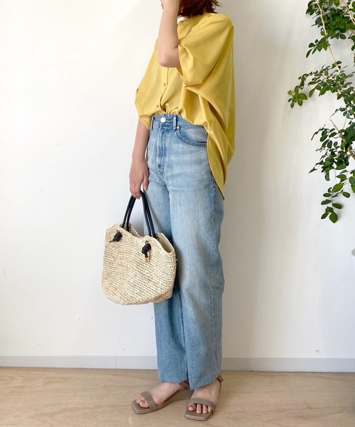 RIVE DROITE（リヴドロワ）の「スパンローンオーバーブラウス（シャツ/ブラウス・レディース・イエロー/ベージュ/ホワイト・FREE）」の17枚目の写真