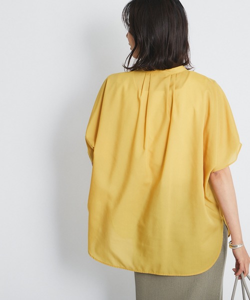 RIVE DROITE（リヴドロワ）の「スパンローンオーバーブラウス（シャツ/ブラウス・レディース・イエロー/ベージュ/ホワイト・FREE）」の21枚目の写真