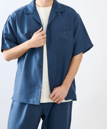 COLONY 2139 | ポリトロ両胸ポケットオープンカラー半袖シャツ/オーバーサイズ半袖シャツ(セットアップ可)(シャツ/ブラウス)