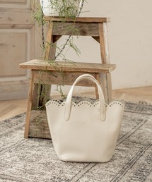スカラップバケットバック/【WEB/EC限定商品】