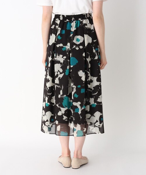 Modify（モディファイ）の「◆ジオメトリックギャザーフレアスカート（スカート・レディース・ブラック系/オリーブ系/オレンジ系その他2・40/42）」の10枚目の写真