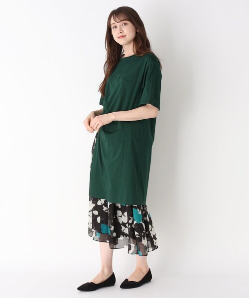 Modify（モディファイ）の「◆ジオメトリックギャザーフレアスカート（スカート・レディース・ブラック系/オリーブ系/オレンジ系その他2・40/42）」の9枚目の写真