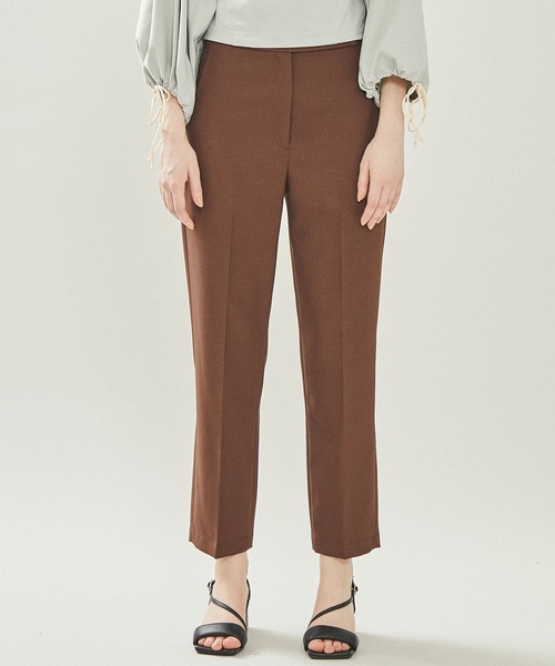 ELIN（エリン）の「【ELIN(エリン)】バックスリットパンツ 12101-21-1503（その他パンツ・レディース・ベージュ/ダークブラウン・36/38）」の5枚目の写真