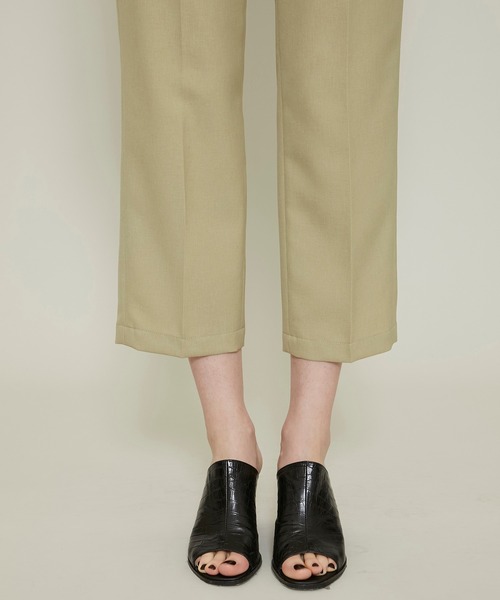 ELIN（エリン）の「【ELIN(エリン)】バックスリットパンツ 12101-21-1503（その他パンツ・レディース・ベージュ/ダークブラウン・36/38）」の16枚目の写真