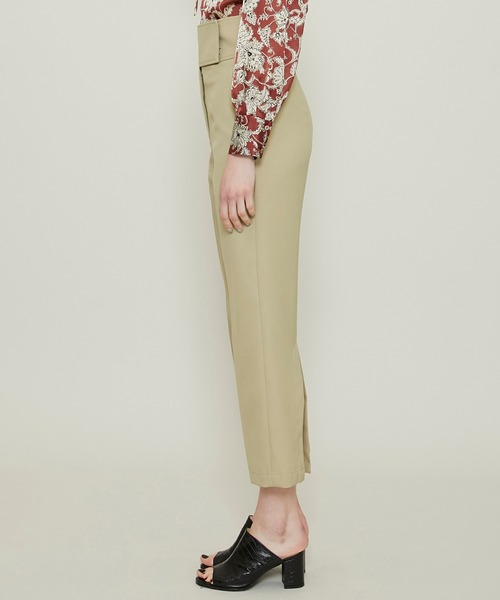 ELIN（エリン）の「【ELIN(エリン)】バックスリットパンツ 12101-21-1503（その他パンツ・レディース・ベージュ/ダークブラウン・36/38）」の17枚目の写真