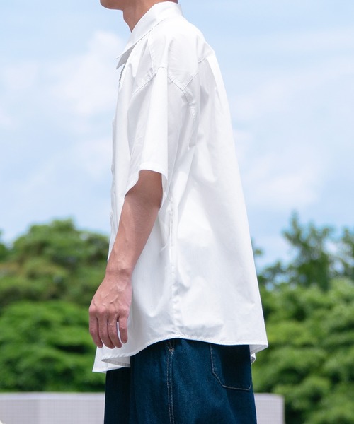 PairPair（ペアペア）の「レギュラーBIGシャツ（ユニセックス）（シャツ/ブラウス・メンズ・オフホワイト/スミクロ/ベージュ/ブルー/ブラック系その他/ベージュ系その他/ブルー系その他・FREE）」の9枚目の写真