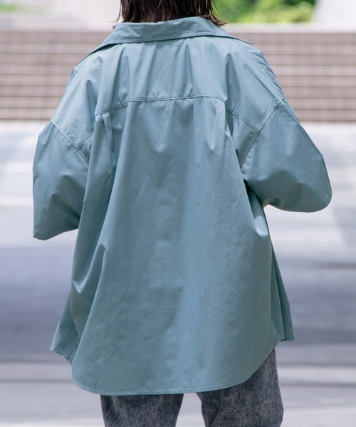 PairPair（ペアペア）の「レギュラーBIGシャツ（ユニセックス）（シャツ/ブラウス・メンズ・オフホワイト/スミクロ/ベージュ/ブルー/ブラック系その他/ベージュ系その他/ブルー系その他・FREE）」の15枚目の写真