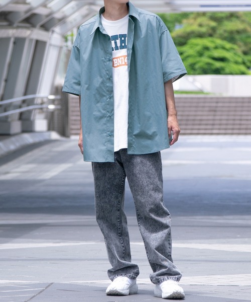 PairPair（ペアペア）の「レギュラーBIGシャツ（ユニセックス）（シャツ/ブラウス・メンズ・オフホワイト/スミクロ/ベージュ/ブルー/ブラック系その他/ベージュ系その他/ブルー系その他・FREE）」の18枚目の写真