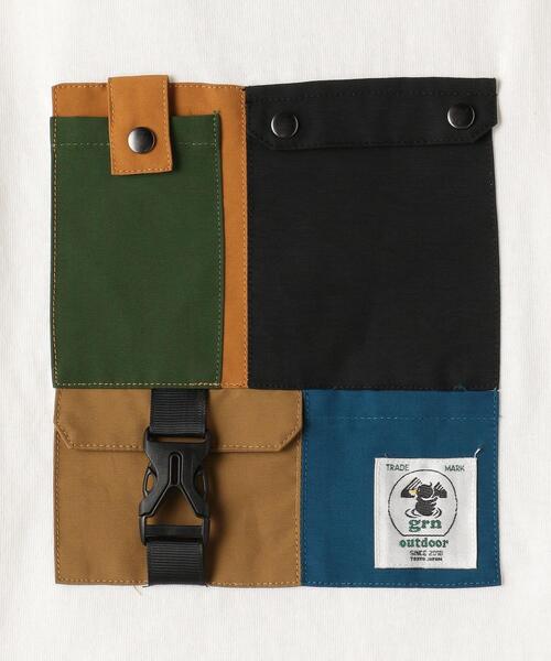 grn(ジーアールエヌ)の「【キッズ】〔別注〕TJ EX grn outdoor(ジーアールエヌ アウトドア)ポケットTEE / Tシャツ(Tシャツ/カットソー・キッズ・ホワイト/ブラック・S 125-135cm/XS 105-115cm)」の11枚目の写真