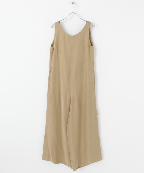 URBAN RESEARCH Sonny Label（アーバンリサーチサニーレーベル）の「シルキーデシンオールインワン（サロペット/オーバーオール・レディース・ブラック/ベージュ・38/36）」の17枚目の写真