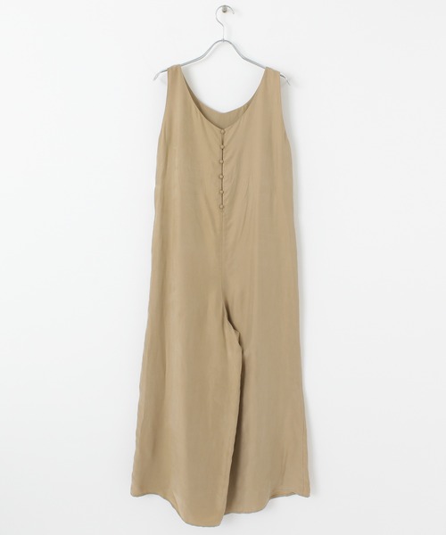 URBAN RESEARCH Sonny Label（アーバンリサーチサニーレーベル）の「シルキーデシンオールインワン（サロペット/オーバーオール・レディース・ブラック/ベージュ・38/36）」の5枚目の写真