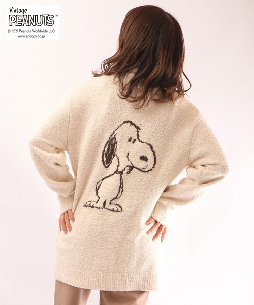 PEANUTS ショールカーディガン