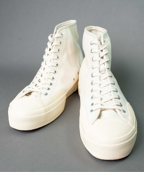SUPERGA(スペルガ)の「【 SUPERGA / スペルガ 】 ARTIFACT BY SUPERGA WORKS MOLESKIN HIGH(スニーカー・メンズ・ホワイト/ブラック・44/39/41/42/43/40)」の7枚目の写真