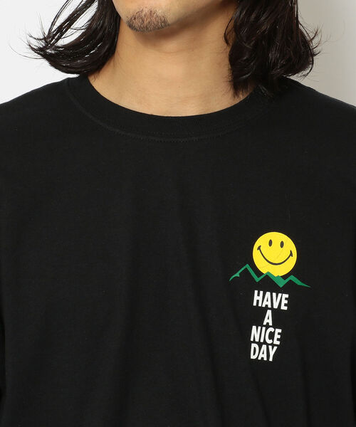 MANASTASH（マナスタッシュ）の「MANASTASH/マナスタッシュ　SMILE MOON LS TEE スマイルムーンロングスリーブティー 7113110（Tシャツ/カットソー・メンズ・ブラック/ダークブラウン/ブラック系その他・MEDIUM/LARGE/X-LARGE）」の18枚目の写真