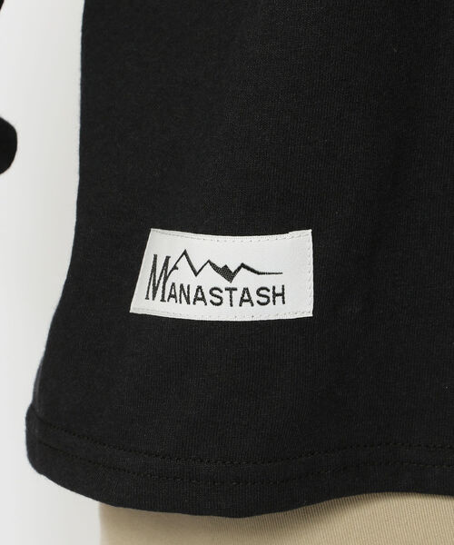 MANASTASH（マナスタッシュ）の「MANASTASH/マナスタッシュ　SMILE MOON LS TEE スマイルムーンロングスリーブティー 7113110（Tシャツ/カットソー・メンズ・ブラック/ダークブラウン/ブラック系その他・MEDIUM/LARGE/X-LARGE）」の13枚目の写真