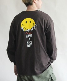 MANASTASH | MANASTASH/マナスタッシュ　SMILE MOON LS TEE スマイルムーンロングスリーブティー 7113110(Tシャツ/カットソー)