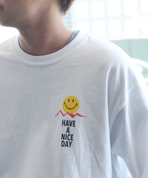 MANASTASH（マナスタッシュ）の「MANASTASH/マナスタッシュ　SMILE MOON LS TEE スマイルムーンロングスリーブティー 7113110（Tシャツ/カットソー・メンズ・ブラック/ダークブラウン/ブラック系その他・MEDIUM/LARGE/X-LARGE）」の6枚目の写真