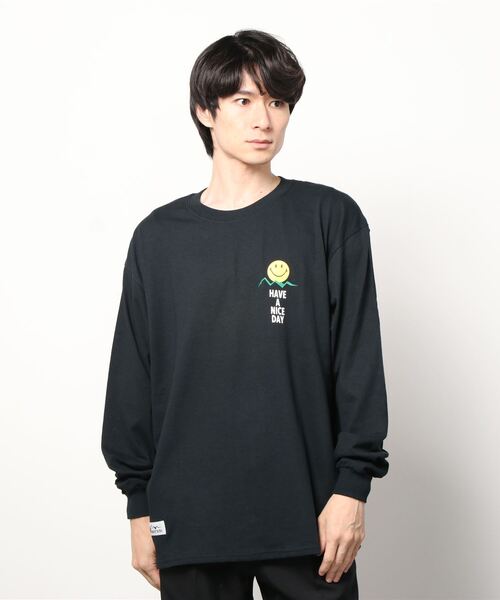 MANASTASH（マナスタッシュ）の「MANASTASH/マナスタッシュ　SMILE MOON LS TEE スマイルムーンロングスリーブティー 7113110（Tシャツ/カットソー・メンズ・ブラック/ダークブラウン/ブラック系その他・MEDIUM/LARGE/X-LARGE）」の11枚目の写真