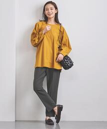 UNITED ARROWS | UBC ツイル スリム テーパード イージーパンツ †(その他パンツ)