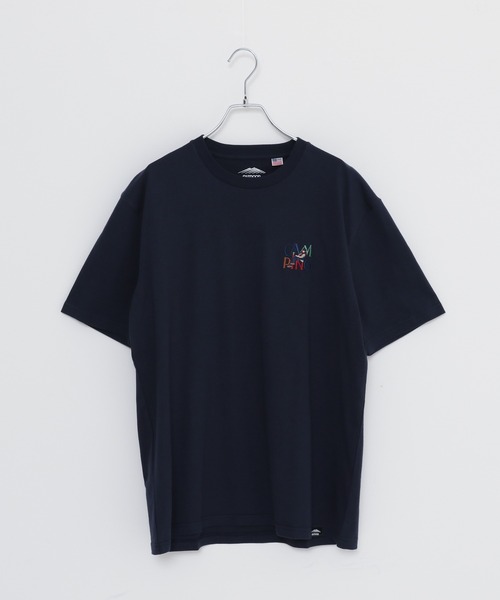 OUTDOOR PRODUCTS APPAREL(アウトドアプロダクツアパレル)の「USAコットン ヘビーウェイトワンポイントCAMPモチーフ刺繍Tシャツ(Tシャツ/カットソー・メンズ・ホワイト/ブラック/ベージュ/ネイビー/カーキ/ホワイト系その他・MEDIUM/LARGE/X-LARGE)」の6枚目の写真