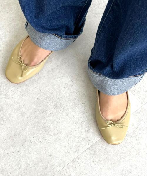 CITEN（シテン）の「＜CITEN（シテン）＞ソフト バレエシューズ（バレエシューズ・レディース・ベージュ/ライラック/ブラック/ブラウン/ライム・23.5cm/22.5cm/24.5cm/24cm/23cm）」の3枚目の写真