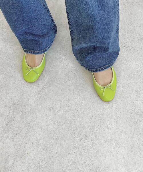 CITEN（シテン）の「＜CITEN（シテン）＞ソフト バレエシューズ（バレエシューズ・レディース・ベージュ/ライラック/ブラウン/ブラック/ライム・23cm/24cm/23.5cm/22.5cm/24.5cm）」の6枚目の写真