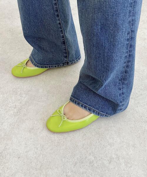 CITEN（シテン）の「＜CITEN（シテン）＞ソフト バレエシューズ（バレエシューズ・レディース・ベージュ/ライラック/ブラック/ブラウン/ライム・23.5cm/22.5cm/24.5cm/24cm/23cm）」の14枚目の写真